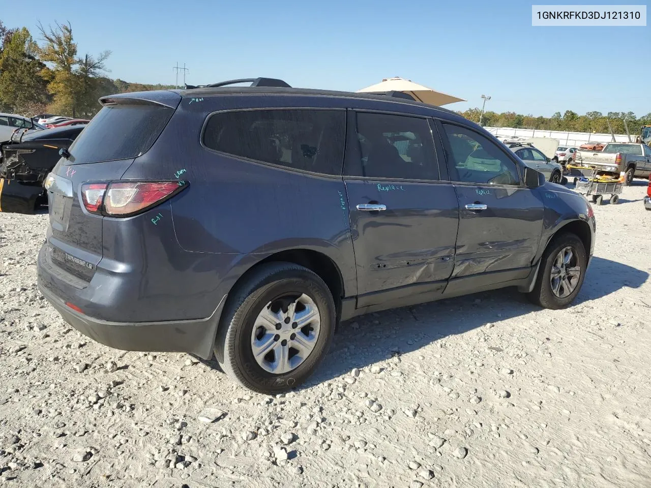 2013 Chevrolet Traverse Ls VIN: 1GNKRFKD3DJ121310 Lot: 73309044