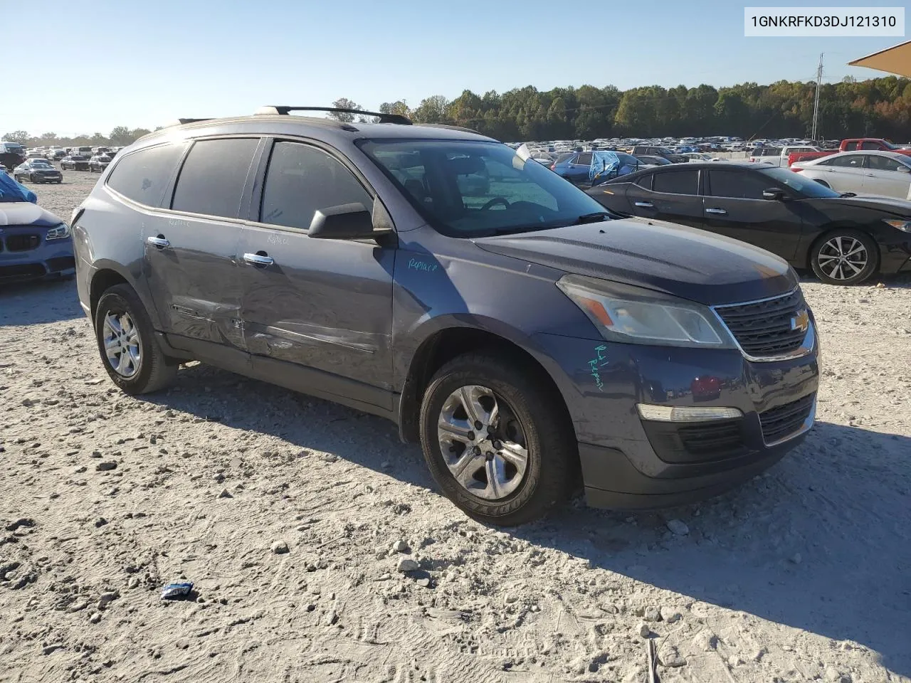 2013 Chevrolet Traverse Ls VIN: 1GNKRFKD3DJ121310 Lot: 73309044