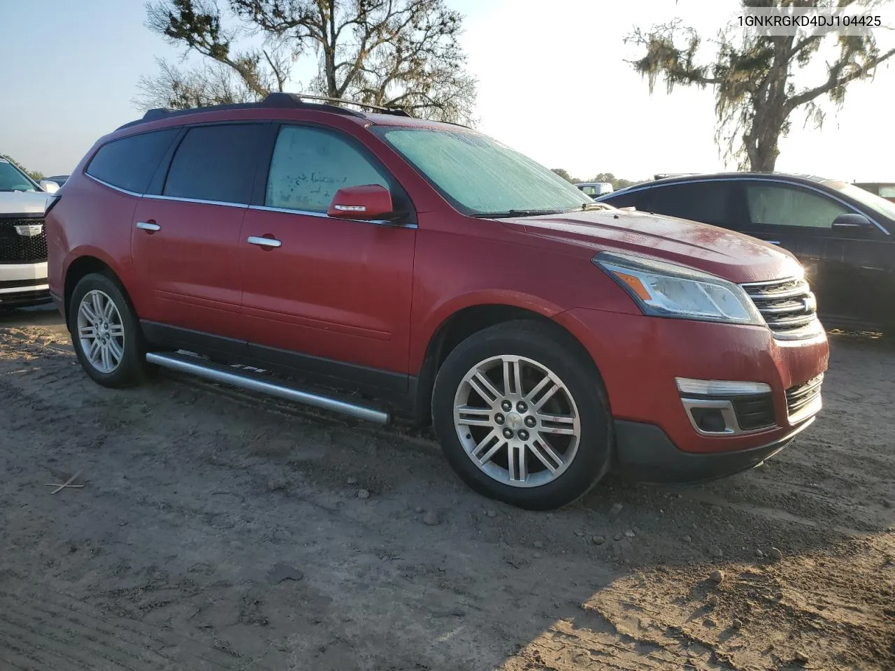 2013 Chevrolet Traverse Lt VIN: 1GNKRGKD4DJ104425 Lot: 73853634