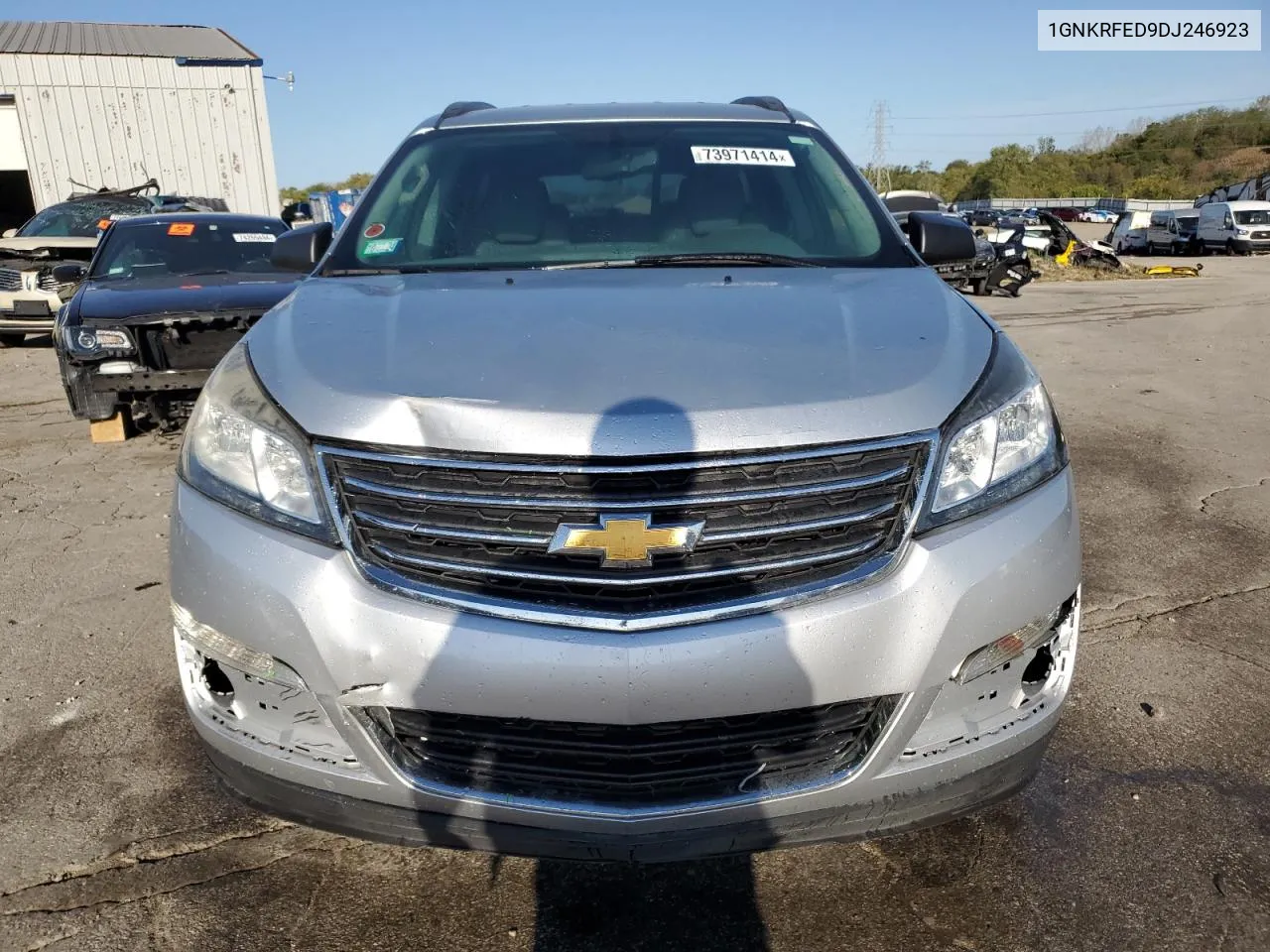 2013 Chevrolet Traverse Ls VIN: 1GNKRFED9DJ246923 Lot: 73971414