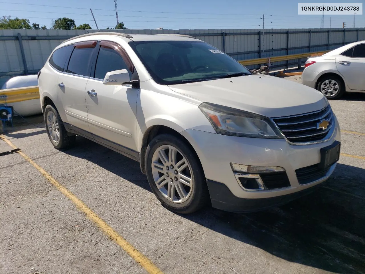 2013 Chevrolet Traverse Lt VIN: 1GNKRGKD0DJ243788 Lot: 74093154