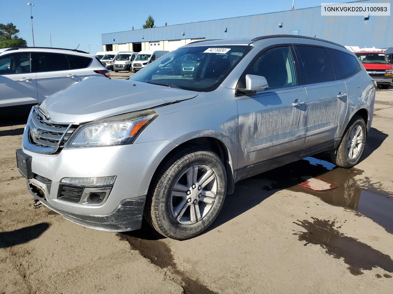 2013 Chevrolet Traverse Lt VIN: 1GNKVGKD2DJ100983 Lot: 74276834