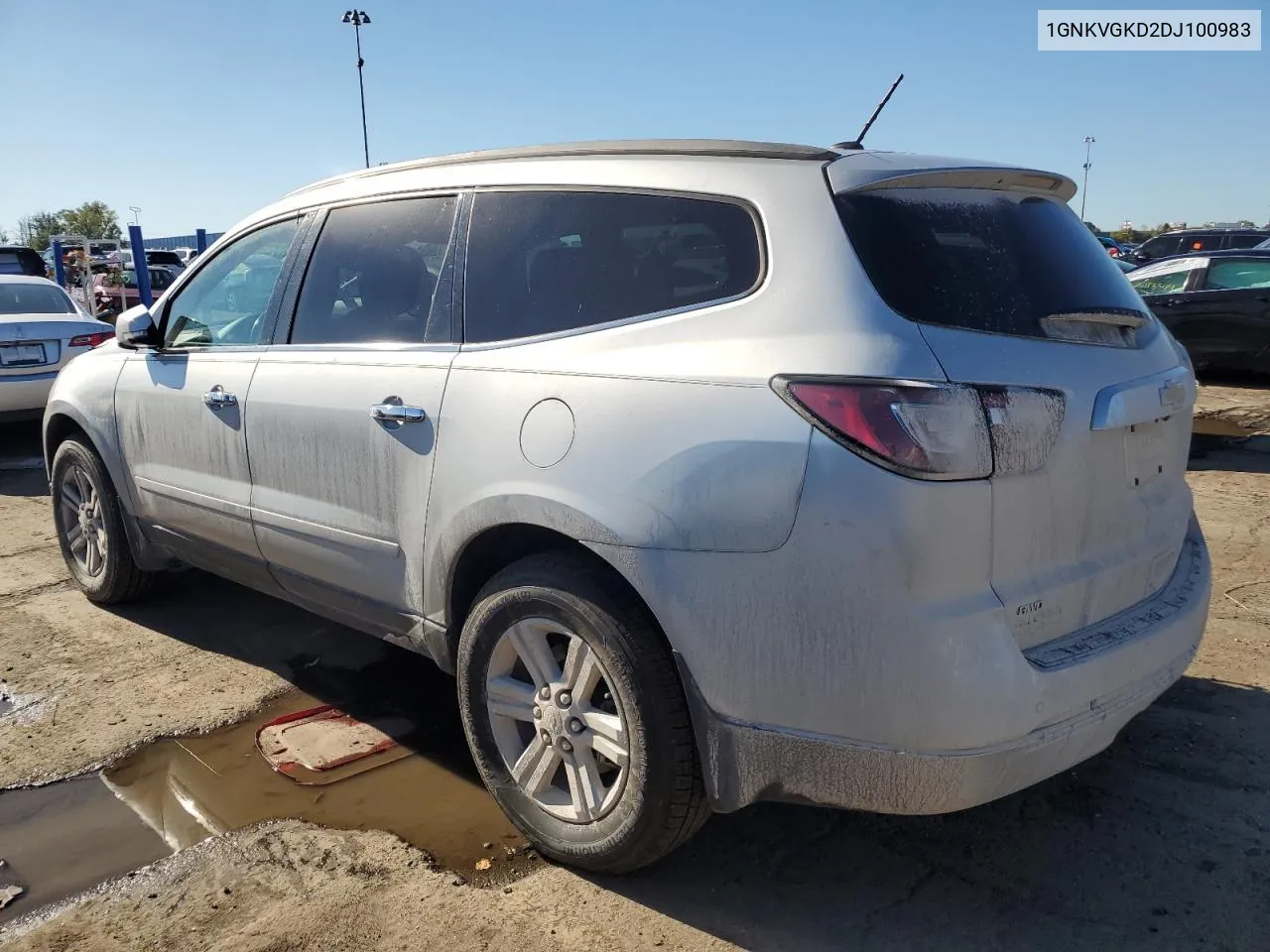 2013 Chevrolet Traverse Lt VIN: 1GNKVGKD2DJ100983 Lot: 74276834