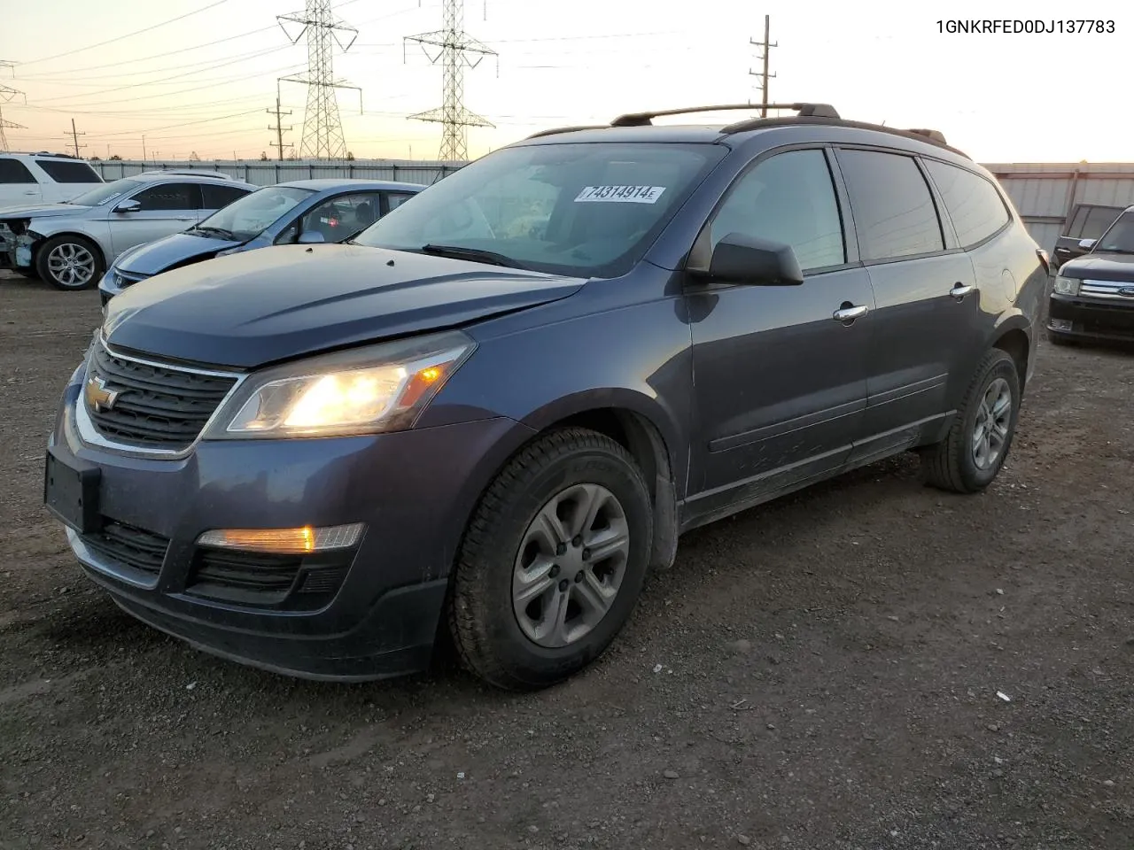 1GNKRFED0DJ137783 2013 Chevrolet Traverse Ls