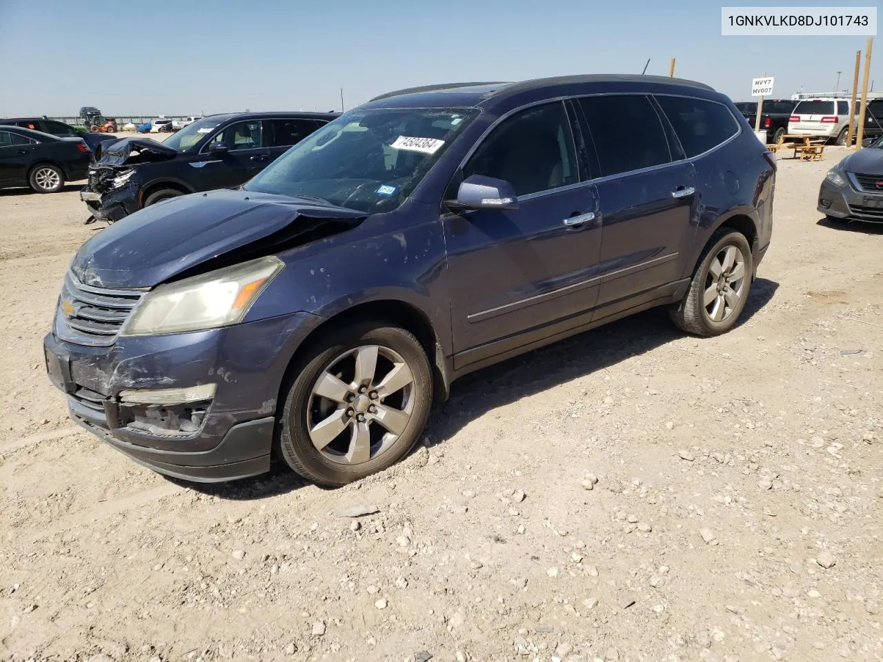 2013 Chevrolet Traverse Ltz VIN: 1GNKVLKD8DJ101743 Lot: 74504364