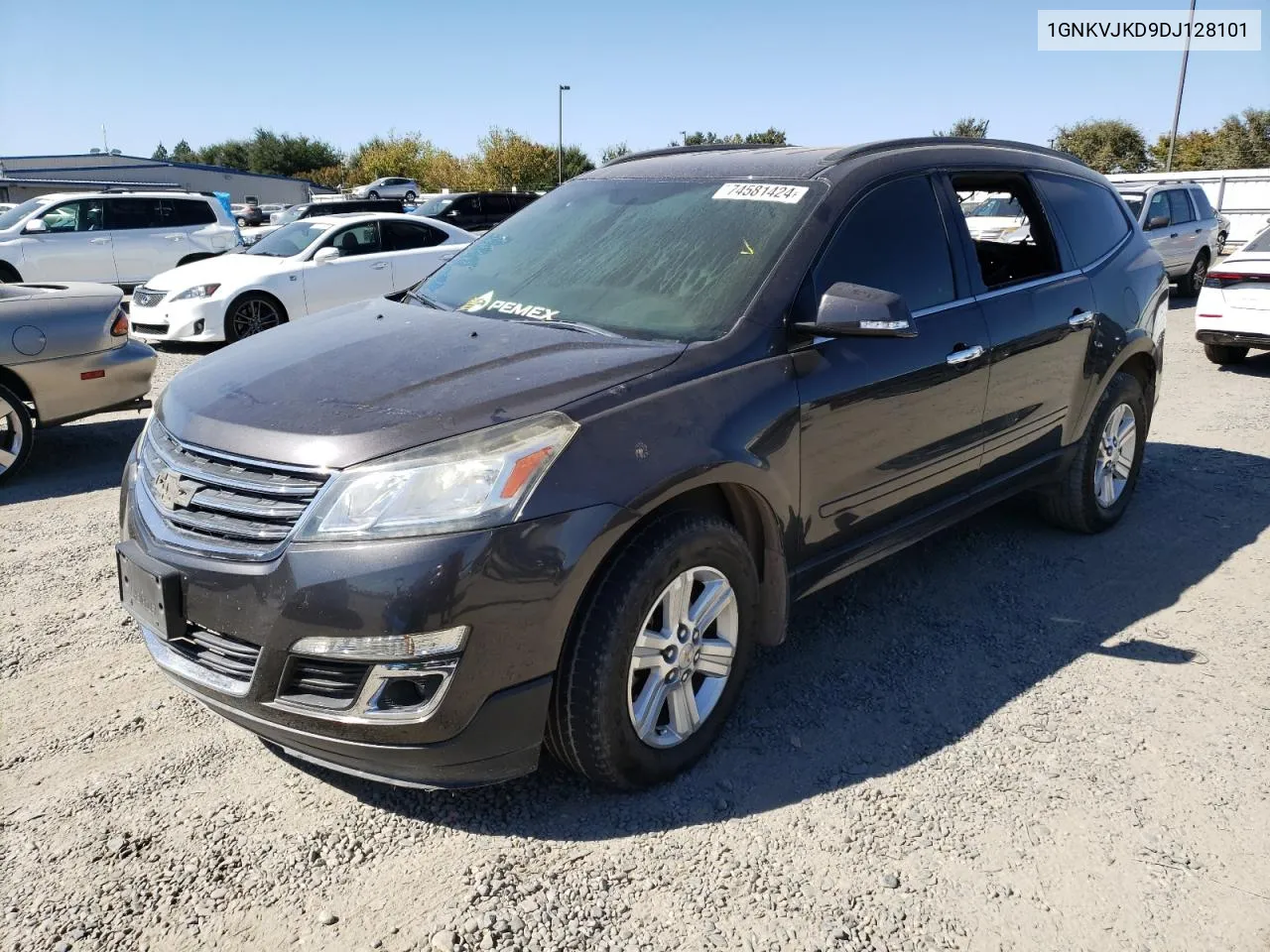 2013 Chevrolet Traverse Lt VIN: 1GNKVJKD9DJ128101 Lot: 74581424