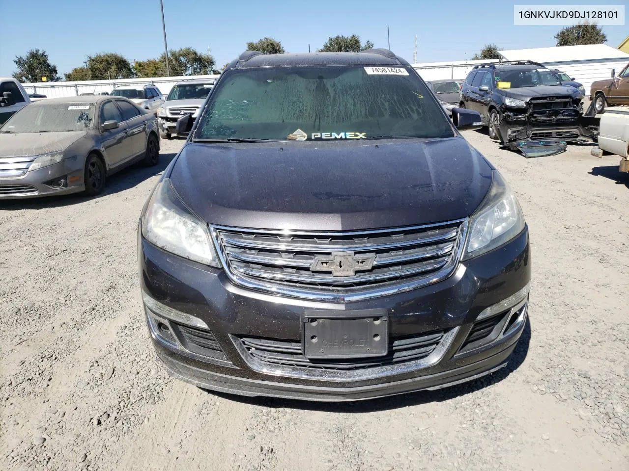 2013 Chevrolet Traverse Lt VIN: 1GNKVJKD9DJ128101 Lot: 74581424