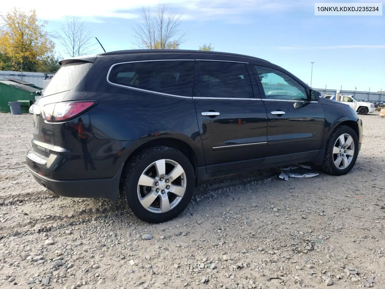 2013 Chevrolet Traverse Ltz VIN: 1GNKVLKDXDJ235234 Lot: 75113934