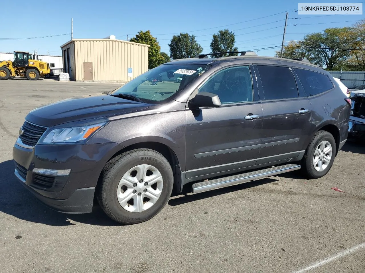 2013 Chevrolet Traverse Ls VIN: 1GNKRFED5DJ103774 Lot: 75137074