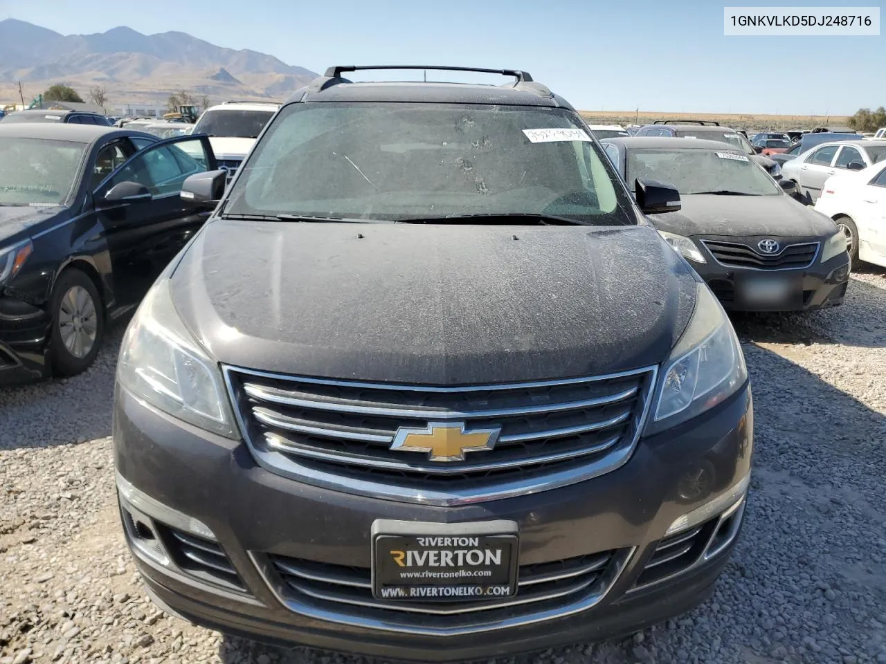 2013 Chevrolet Traverse Ltz VIN: 1GNKVLKD5DJ248716 Lot: 75239054