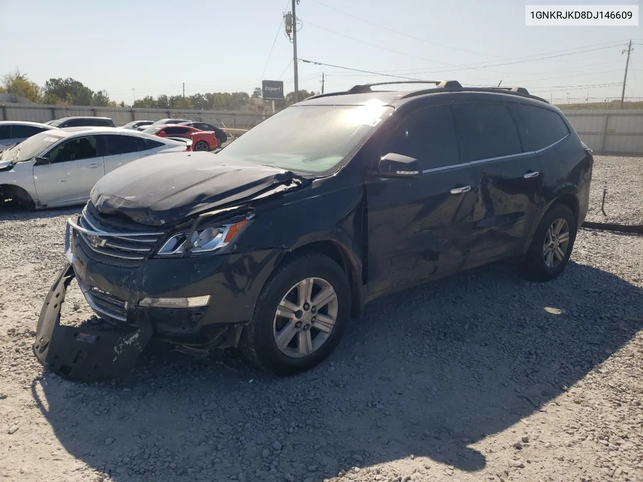 2013 Chevrolet Traverse Lt VIN: 1GNKRJKD8DJ146609 Lot: 75892674