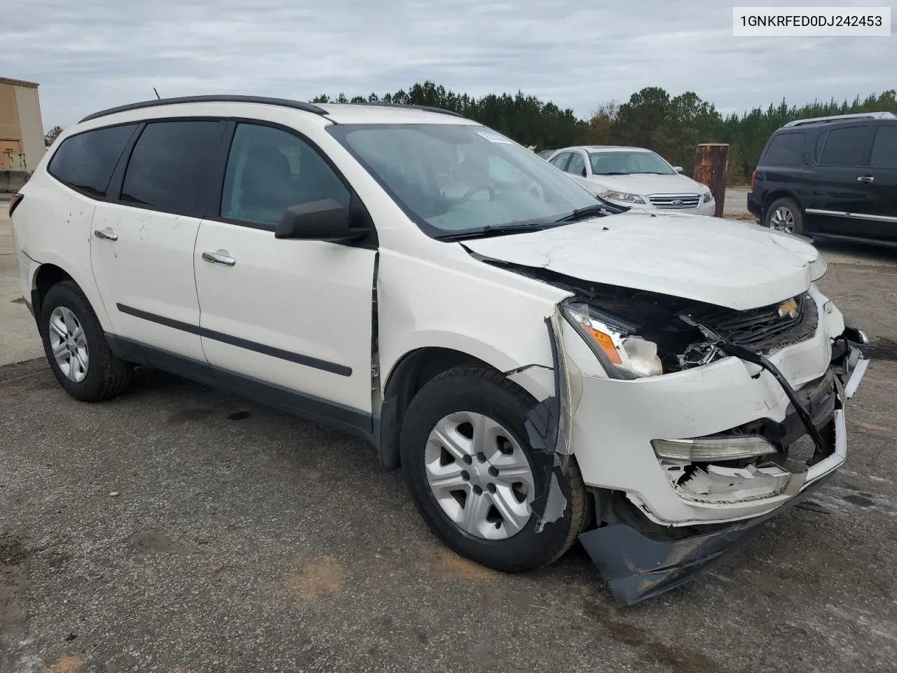 2013 Chevrolet Traverse Ls VIN: 1GNKRFED0DJ242453 Lot: 76737363