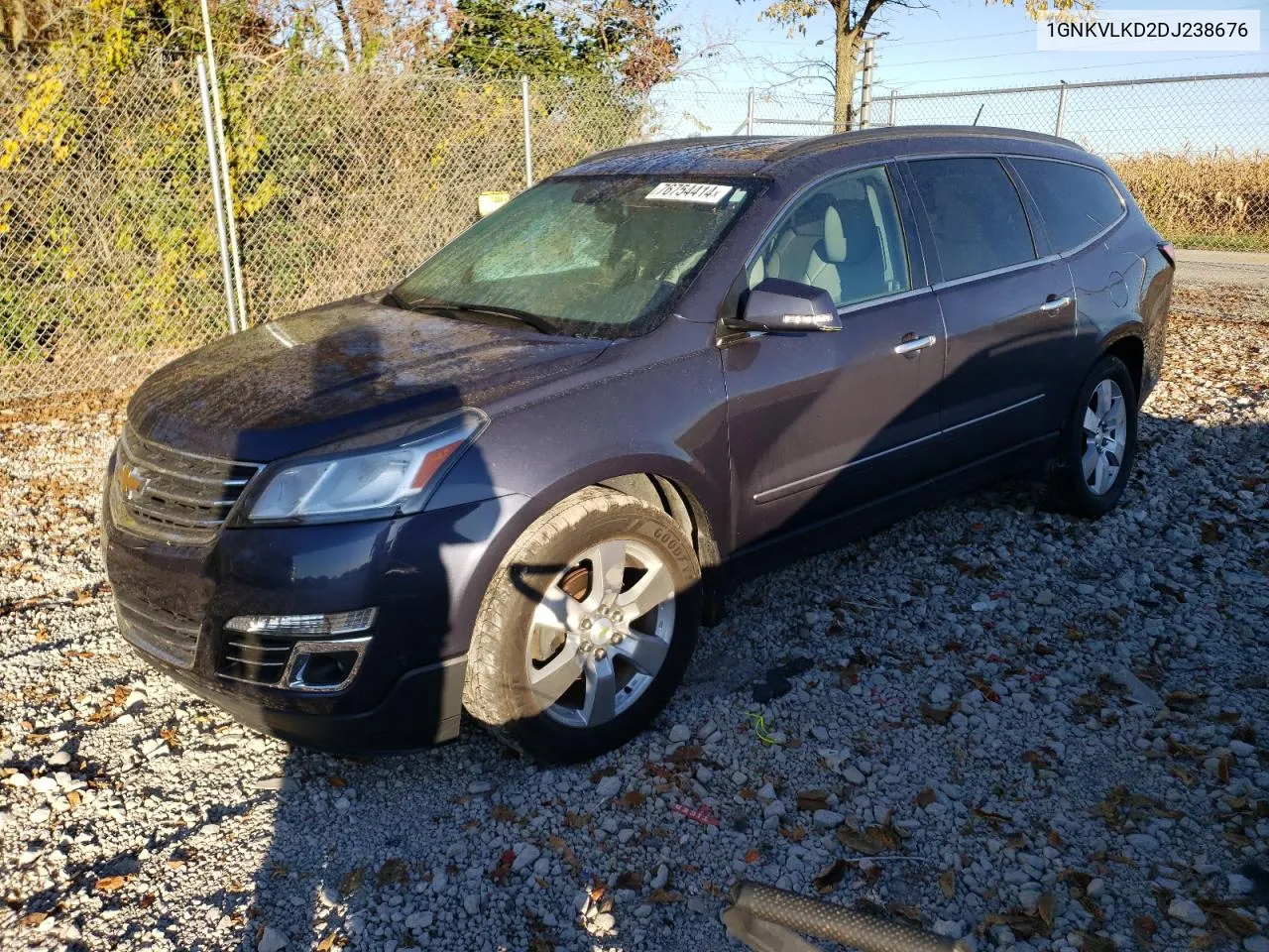 2013 Chevrolet Traverse Ltz VIN: 1GNKVLKD2DJ238676 Lot: 76754414