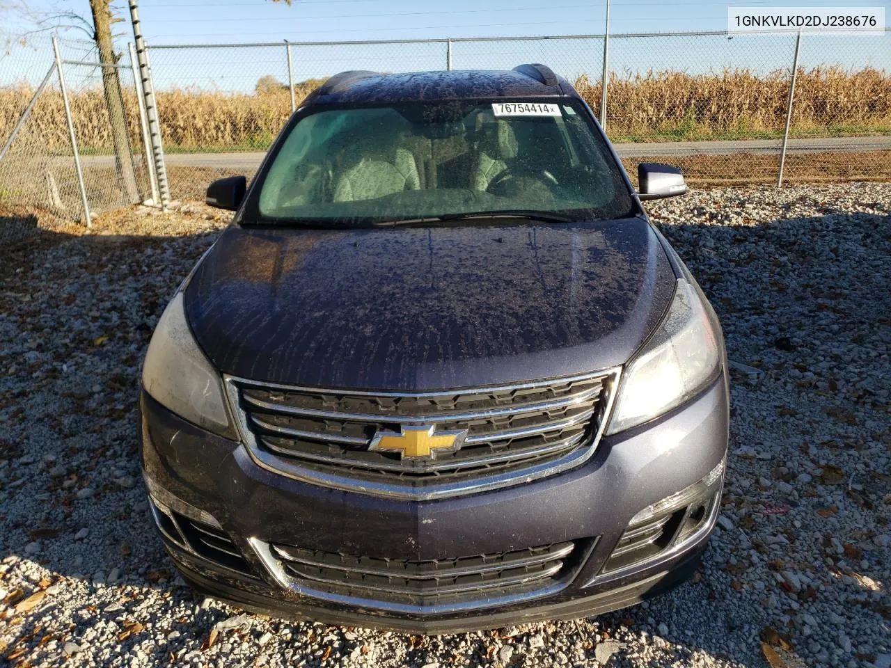 2013 Chevrolet Traverse Ltz VIN: 1GNKVLKD2DJ238676 Lot: 76754414