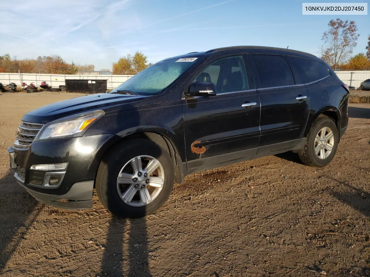 2013 Chevrolet Traverse Lt VIN: 1GNKVJKD2DJ207450 Lot: 77393724