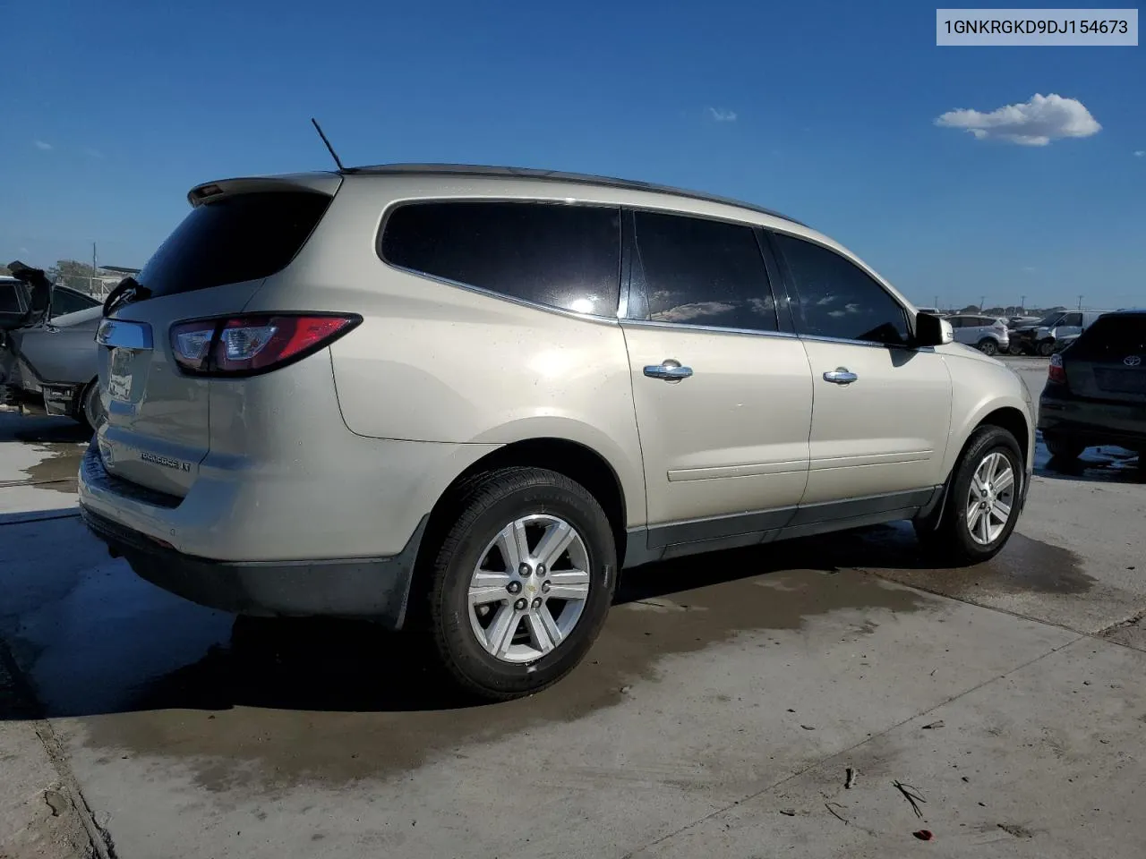 2013 Chevrolet Traverse Lt VIN: 1GNKRGKD9DJ154673 Lot: 77606934