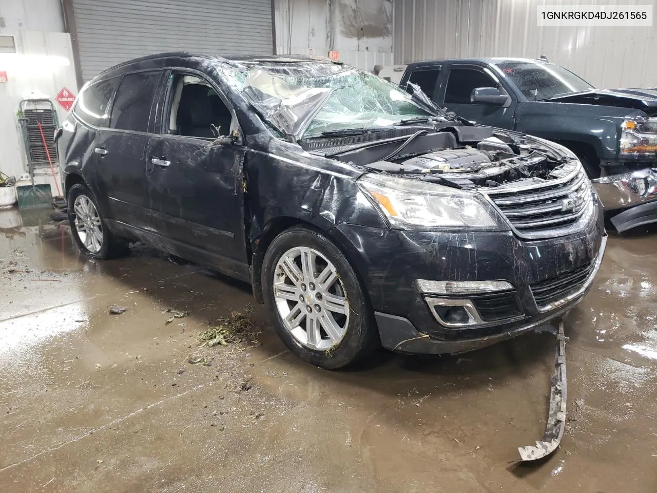 2013 Chevrolet Traverse Lt VIN: 1GNKRGKD4DJ261565 Lot: 78225024