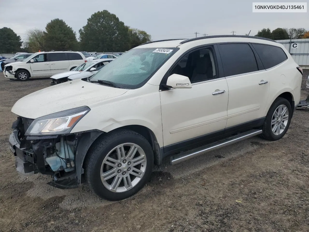 2013 Chevrolet Traverse Lt VIN: 1GNKVGKD4DJ135461 Lot: 78493424