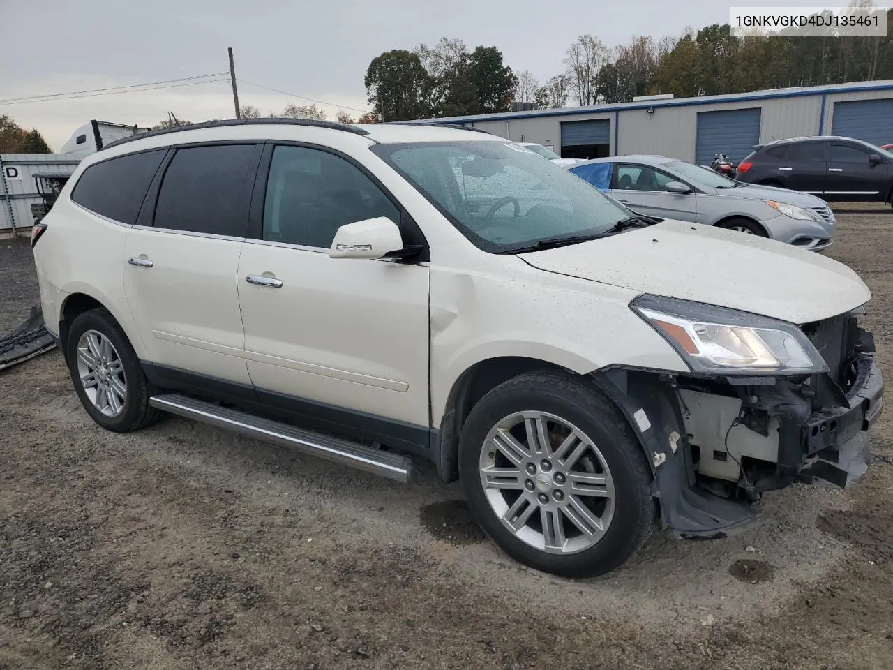 2013 Chevrolet Traverse Lt VIN: 1GNKVGKD4DJ135461 Lot: 78493424