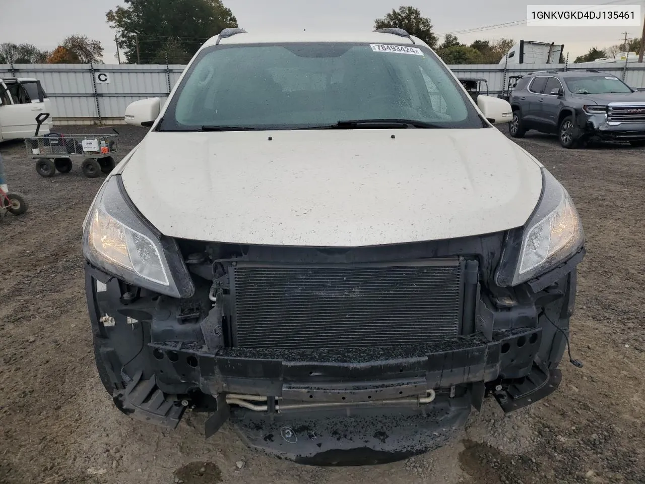 2013 Chevrolet Traverse Lt VIN: 1GNKVGKD4DJ135461 Lot: 78493424