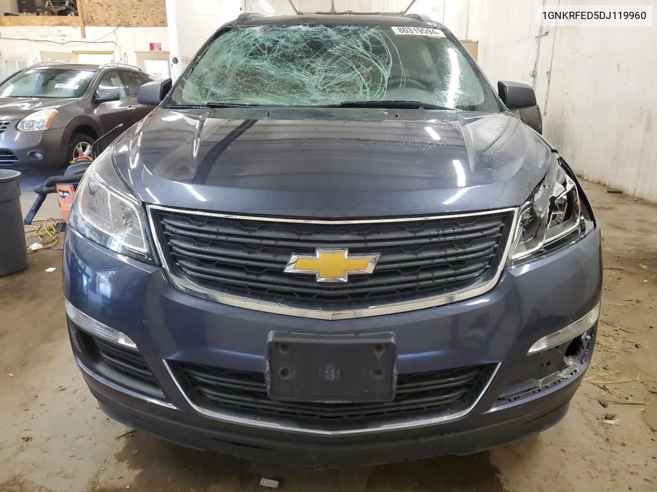 2013 Chevrolet Traverse Ls VIN: 1GNKRFED5DJ119960 Lot: 80319594