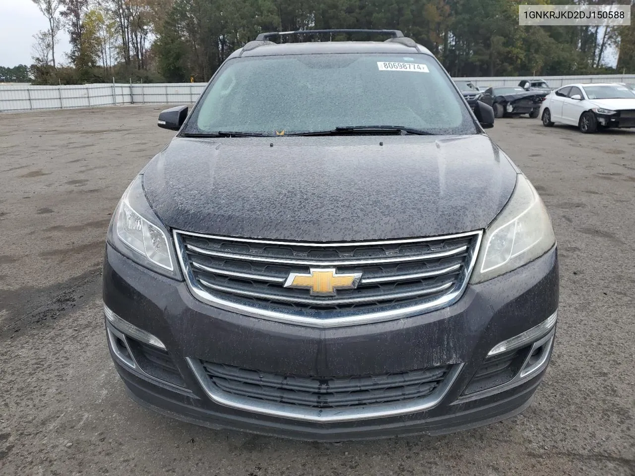 2013 Chevrolet Traverse Lt VIN: 1GNKRJKD2DJ150588 Lot: 80698774