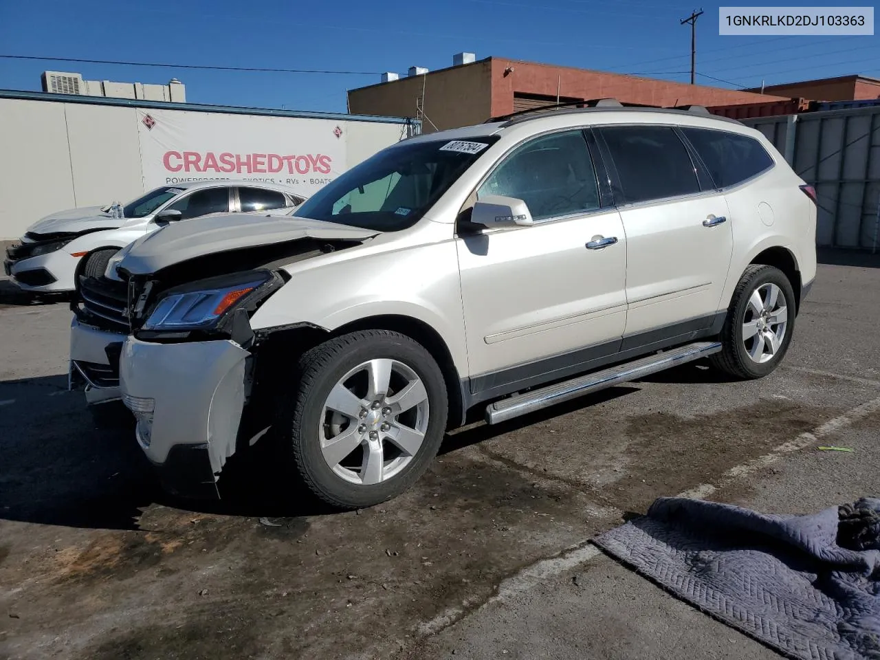 2013 Chevrolet Traverse Ltz VIN: 1GNKRLKD2DJ103363 Lot: 80767504