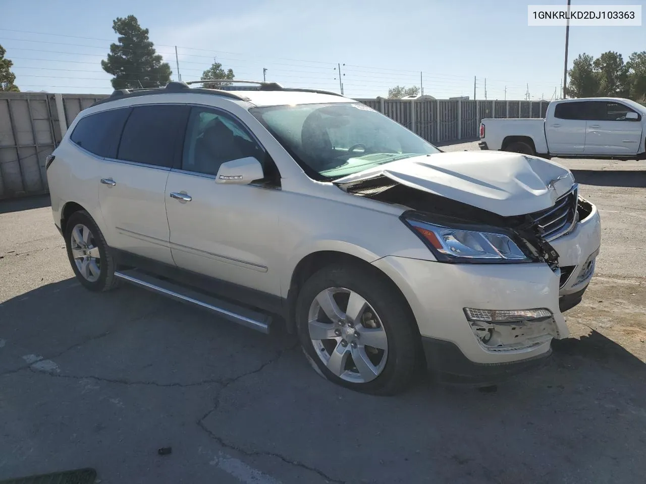 2013 Chevrolet Traverse Ltz VIN: 1GNKRLKD2DJ103363 Lot: 80767504