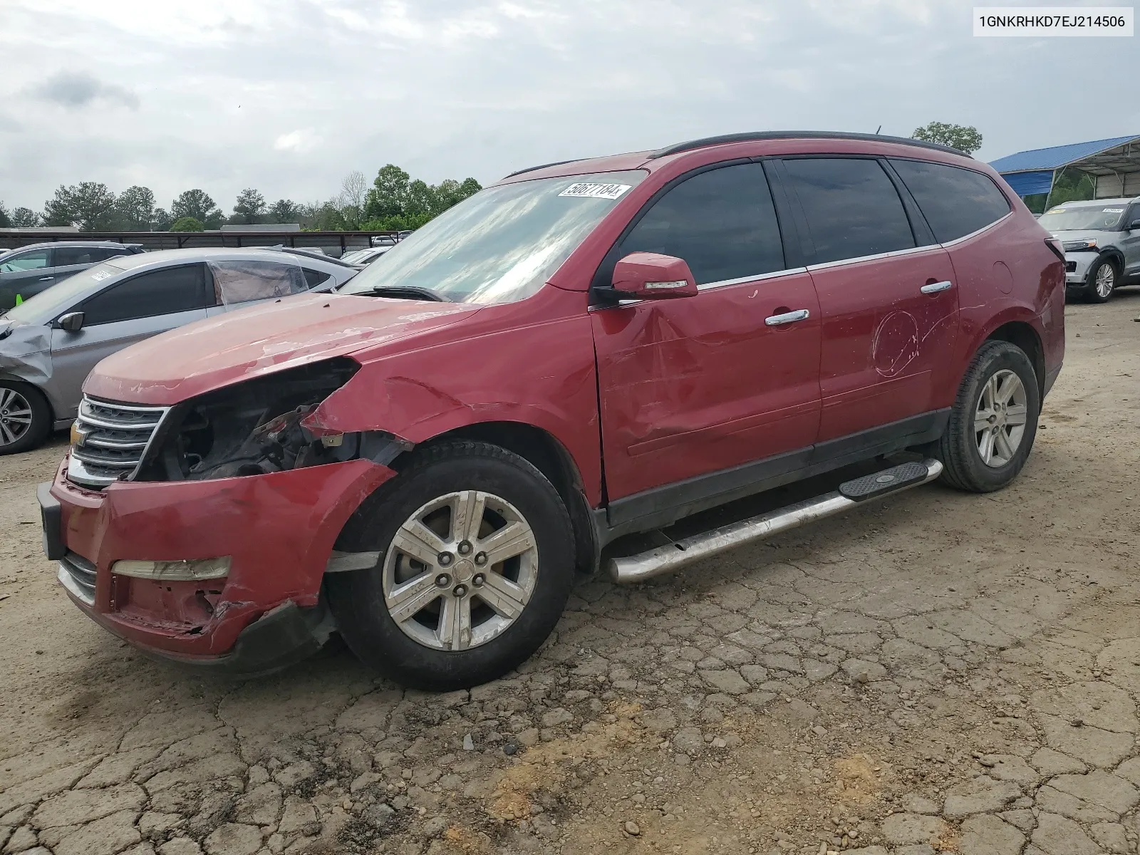 1GNKRHKD7EJ214506 2014 Chevrolet Traverse Lt