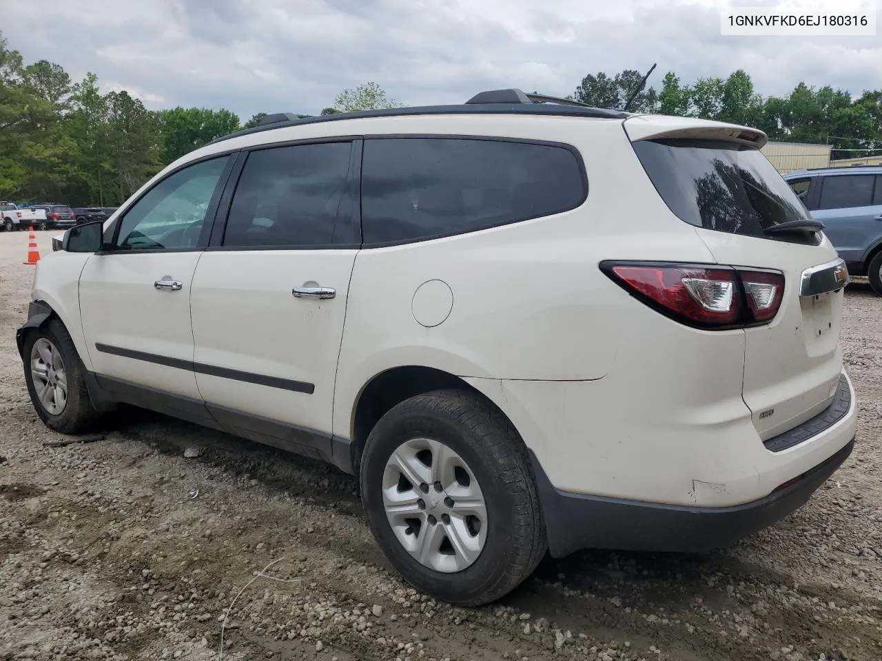 1GNKVFKD6EJ180316 2014 Chevrolet Traverse Ls