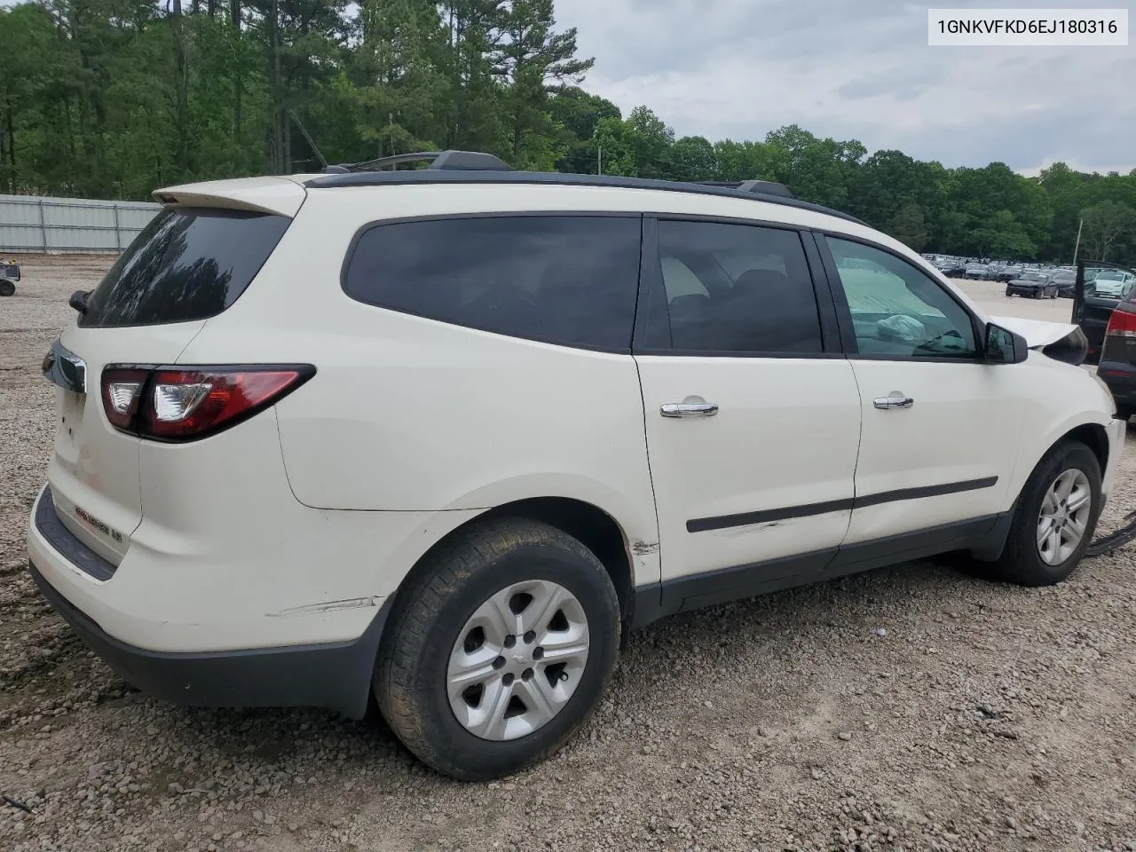 2014 Chevrolet Traverse Ls VIN: 1GNKVFKD6EJ180316 Lot: 55464974