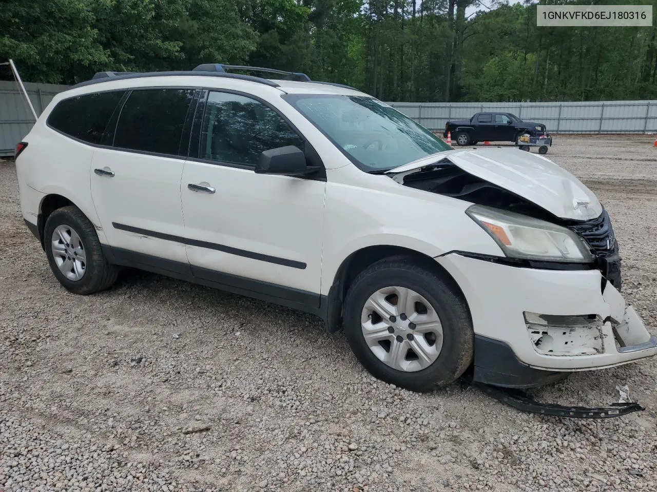 2014 Chevrolet Traverse Ls VIN: 1GNKVFKD6EJ180316 Lot: 55464974