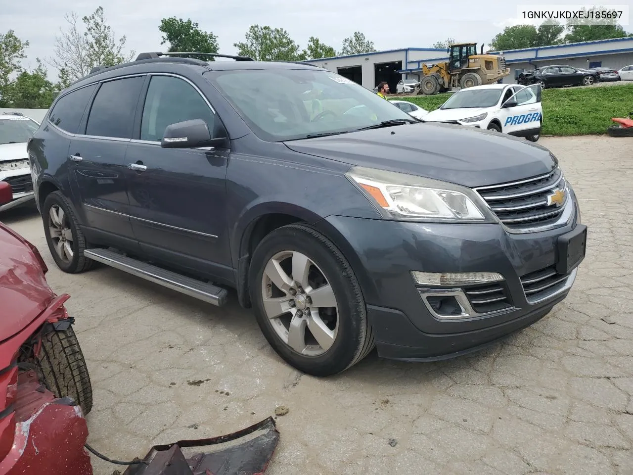 2014 Chevrolet Traverse Ltz VIN: 1GNKVJKDXEJ185697 Lot: 55491234