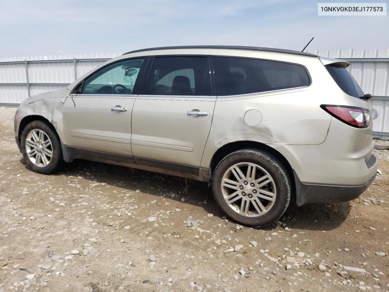 1GNKVGKD3EJ177573 2014 Chevrolet Traverse Lt