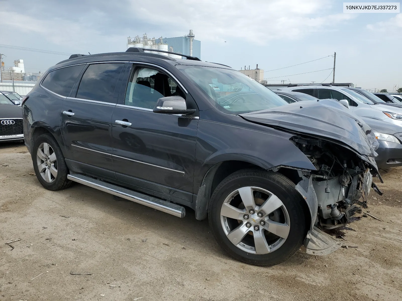 2014 Chevrolet Traverse Ltz VIN: 1GNKVJKD7EJ337273 Lot: 59566894