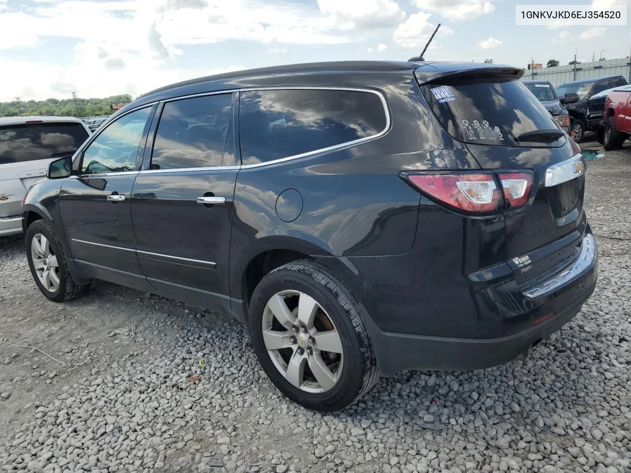 2014 Chevrolet Traverse Ltz VIN: 1GNKVJKD6EJ354520 Lot: 59832914