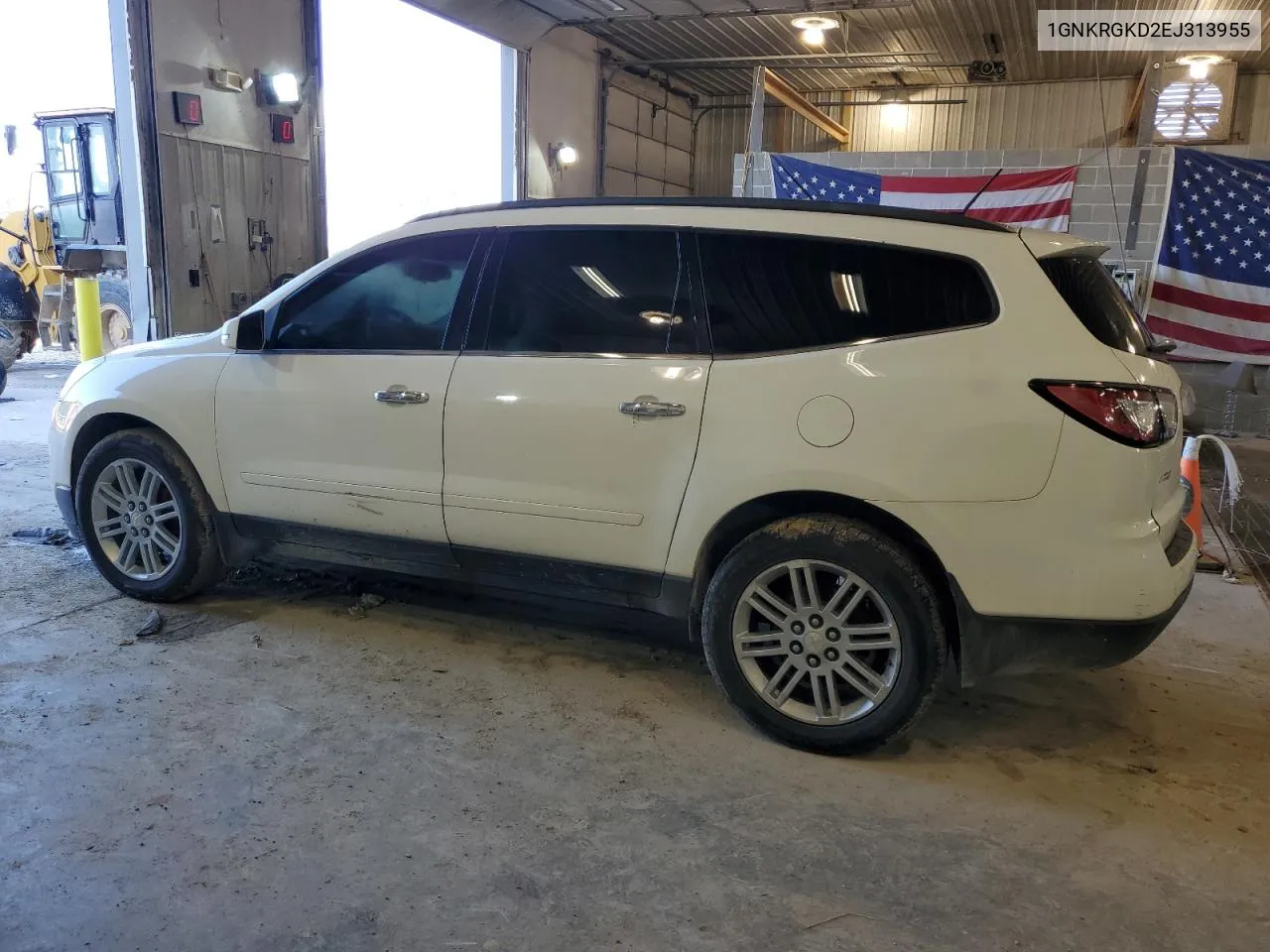 2014 Chevrolet Traverse Lt VIN: 1GNKRGKD2EJ313955 Lot: 61912144