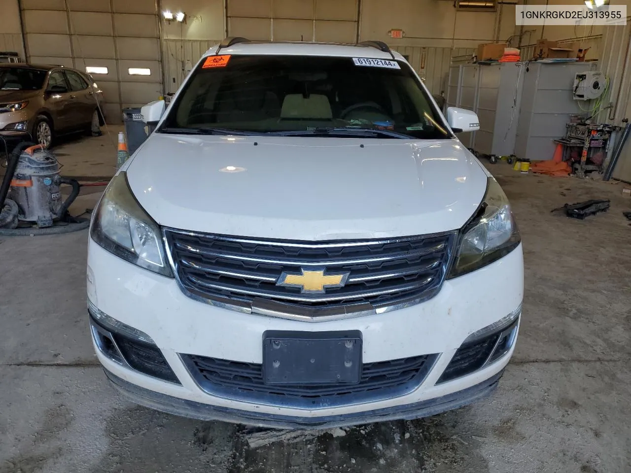 2014 Chevrolet Traverse Lt VIN: 1GNKRGKD2EJ313955 Lot: 61912144