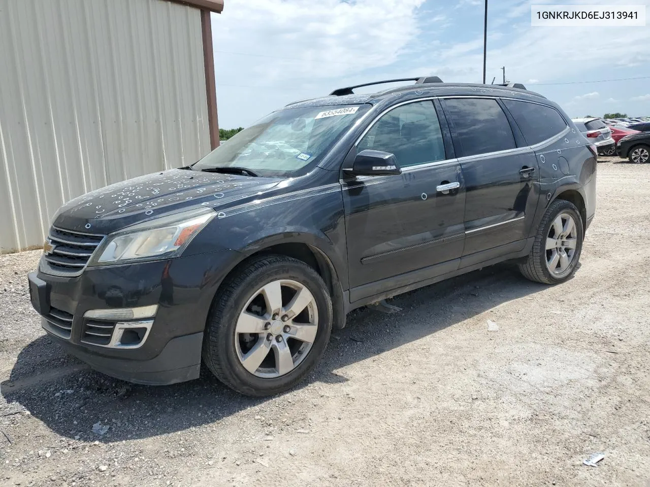 2014 Chevrolet Traverse Ltz VIN: 1GNKRJKD6EJ313941 Lot: 63554084