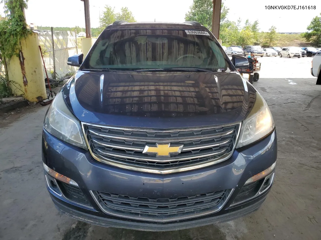 2014 Chevrolet Traverse Lt VIN: 1GNKVGKD7EJ161618 Lot: 63663684