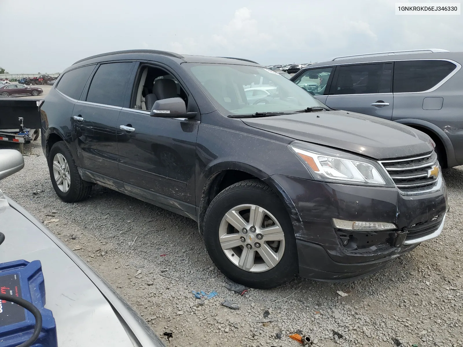 2014 Chevrolet Traverse Lt VIN: 1GNKRGKD6EJ346330 Lot: 64384694