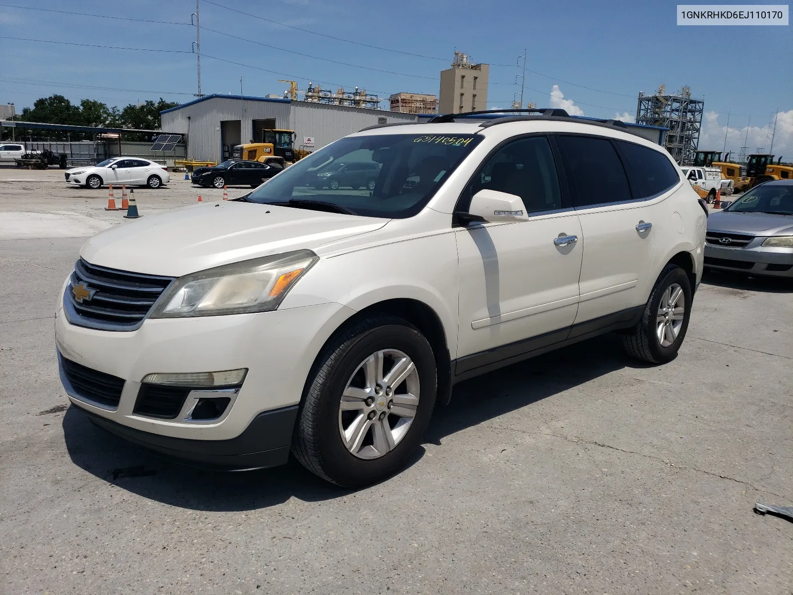 2014 Chevrolet Traverse Lt VIN: 1GNKRHKD6EJ110170 Lot: 65140504