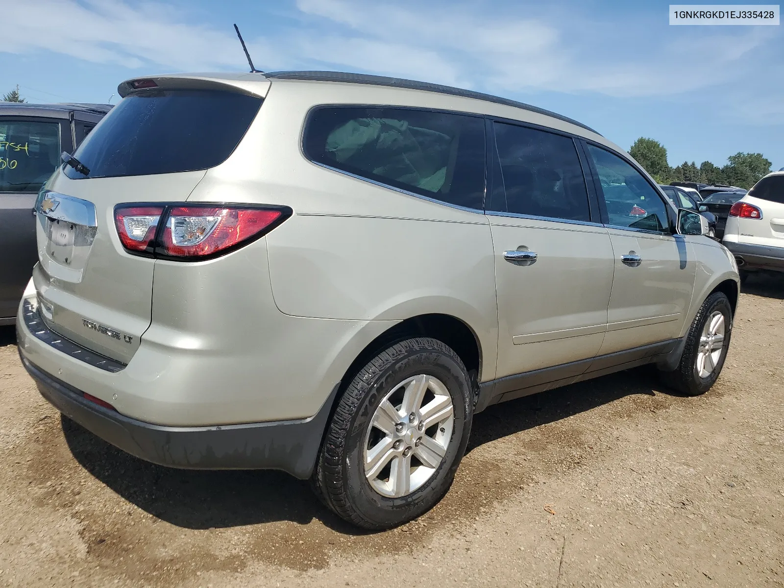 2014 Chevrolet Traverse Lt VIN: 1GNKRGKD1EJ335428 Lot: 65993334