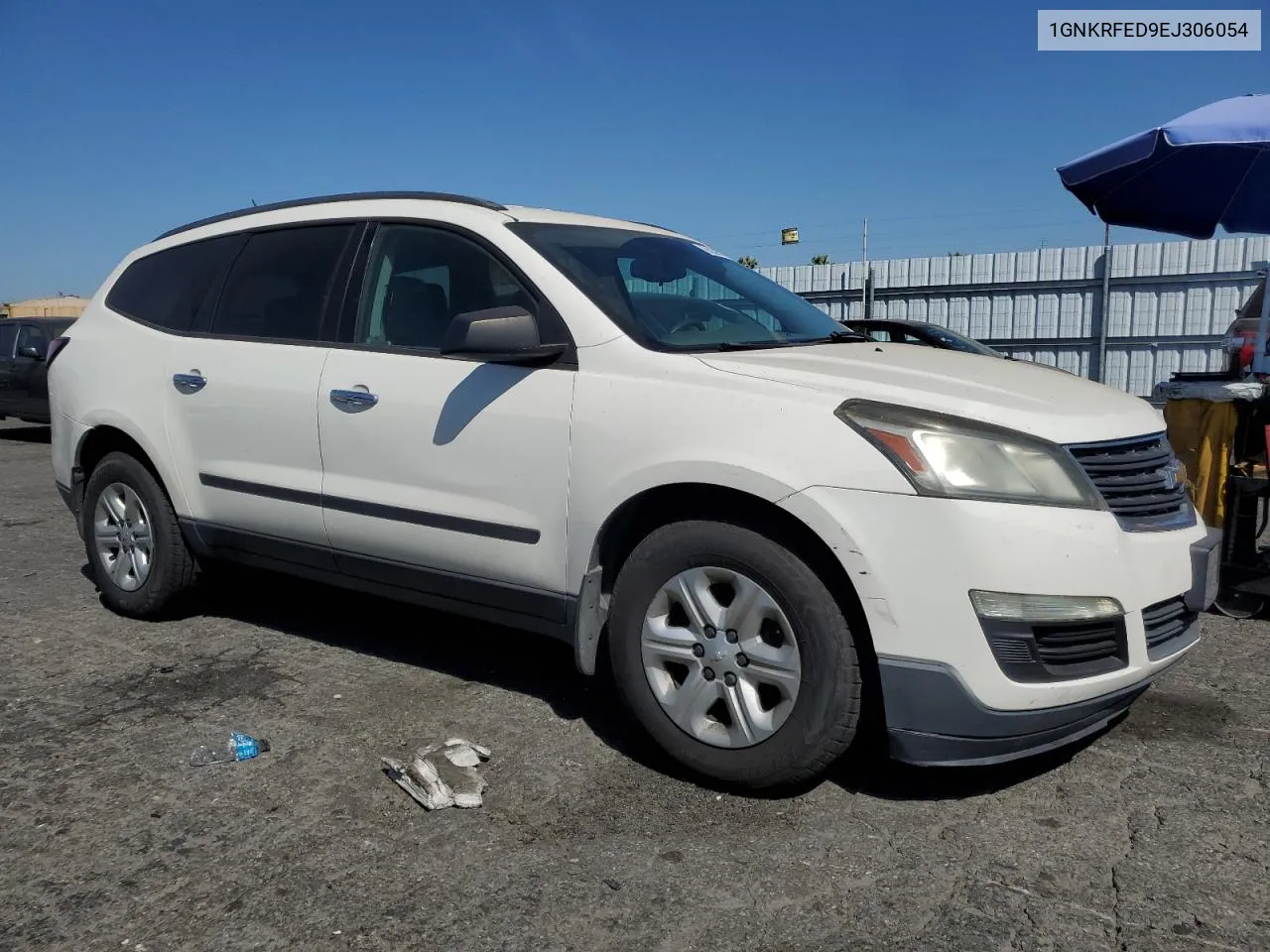 1GNKRFED9EJ306054 2014 Chevrolet Traverse Ls