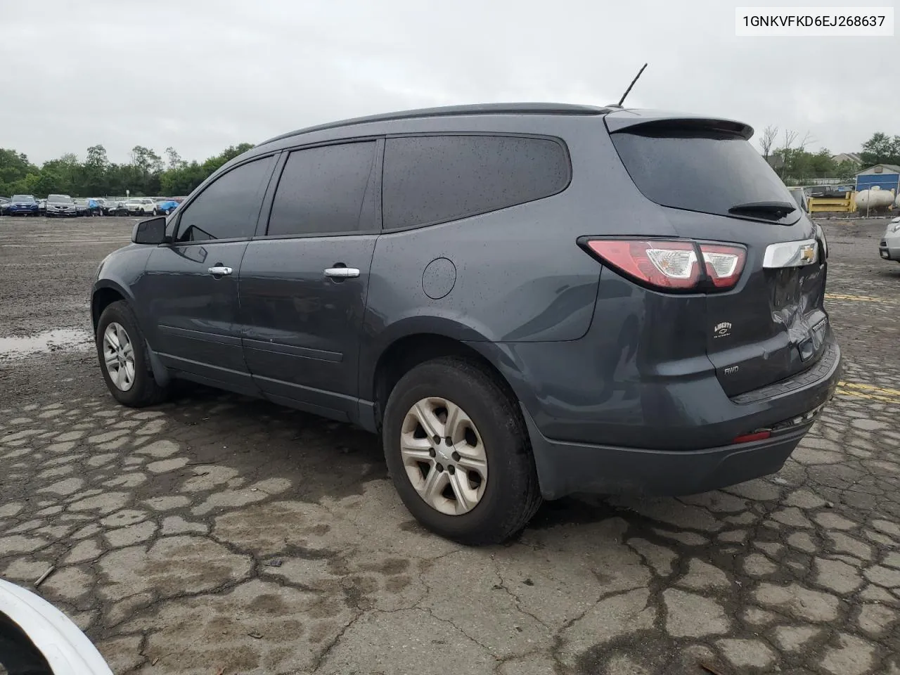 1GNKVFKD6EJ268637 2014 Chevrolet Traverse Ls