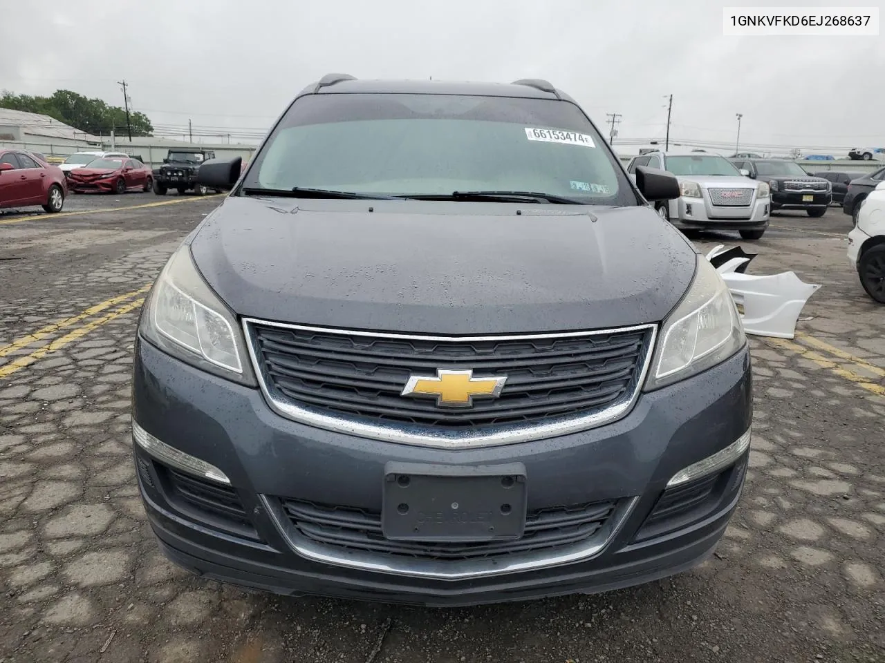 1GNKVFKD6EJ268637 2014 Chevrolet Traverse Ls