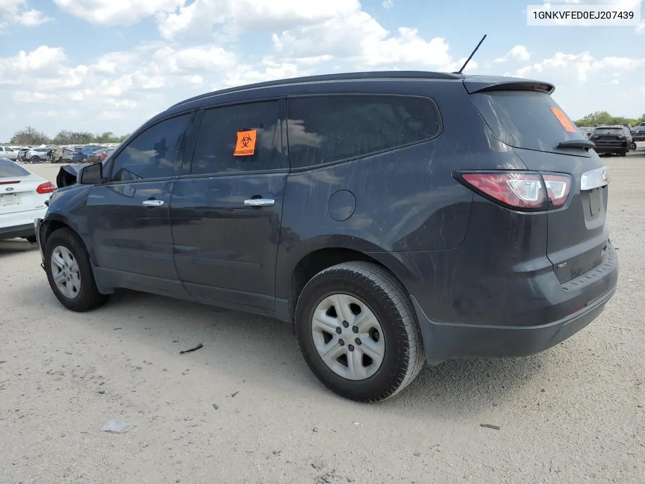 2014 Chevrolet Traverse Ls VIN: 1GNKVFED0EJ207439 Lot: 66741634