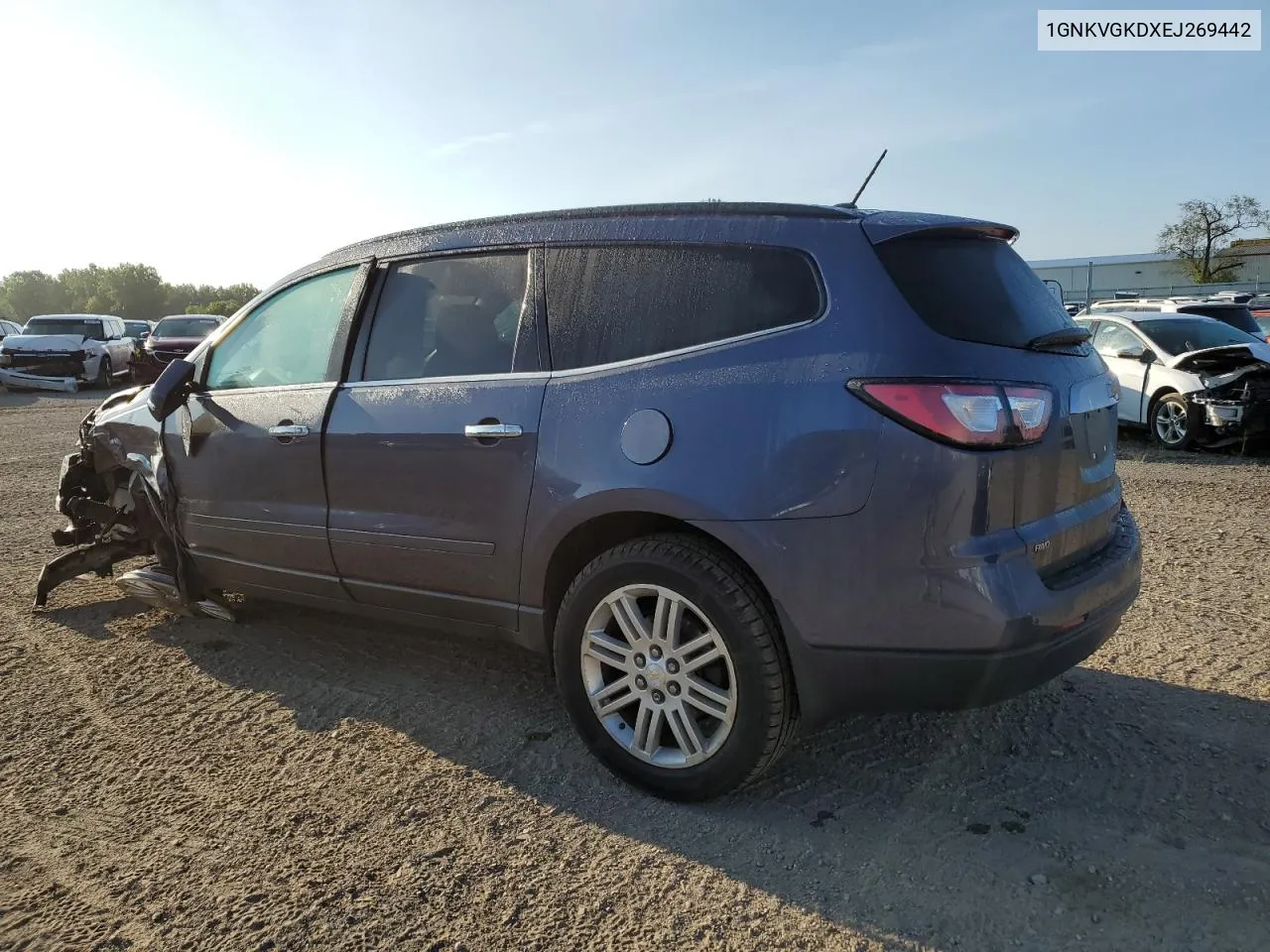 2014 Chevrolet Traverse Lt VIN: 1GNKVGKDXEJ269442 Lot: 68322304