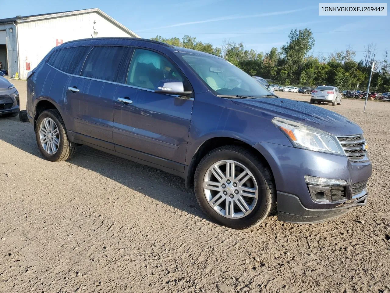 2014 Chevrolet Traverse Lt VIN: 1GNKVGKDXEJ269442 Lot: 68322304