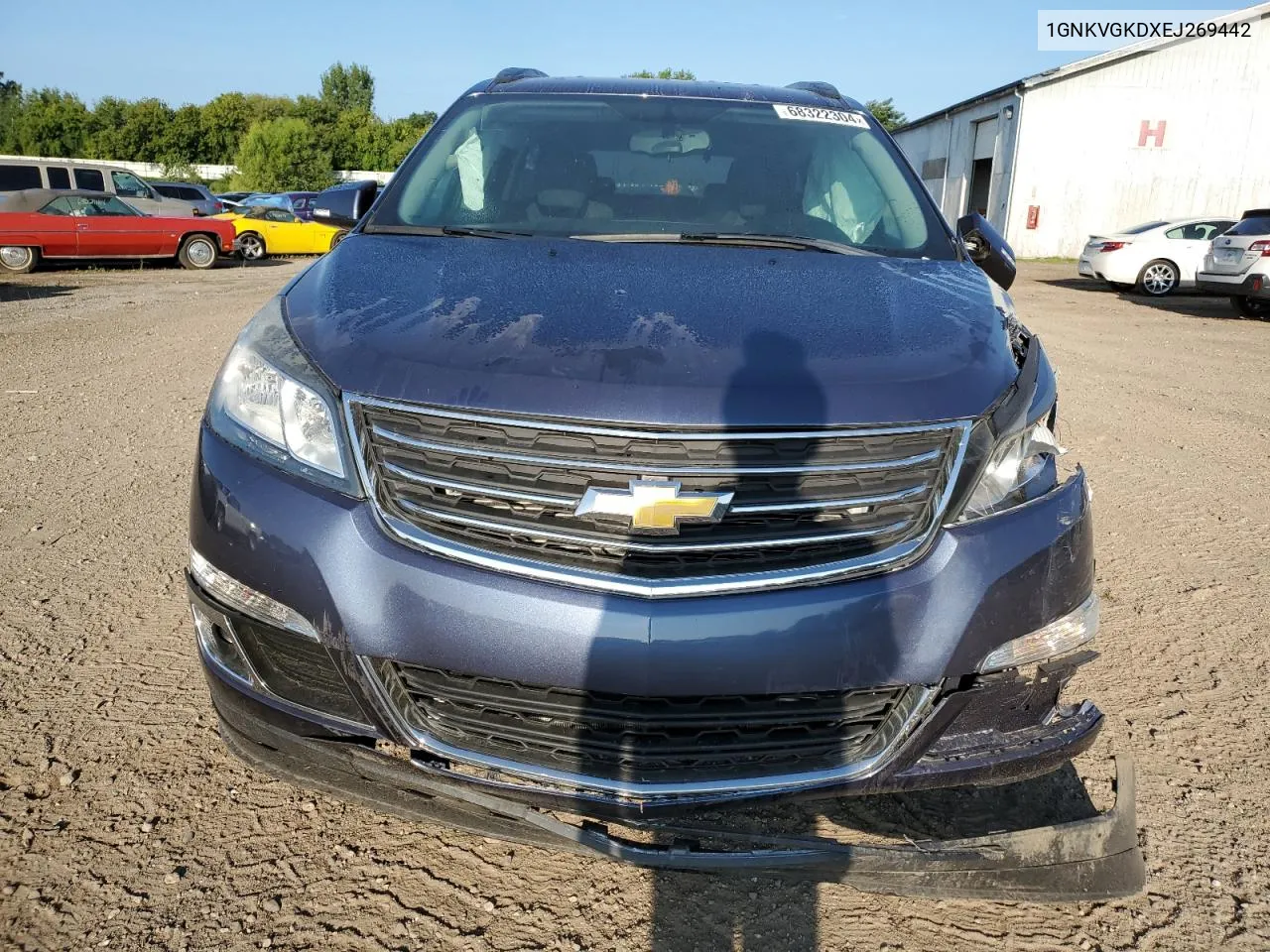 2014 Chevrolet Traverse Lt VIN: 1GNKVGKDXEJ269442 Lot: 68322304